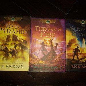Complete Kane Chronicles hardback set by Rick Riordan